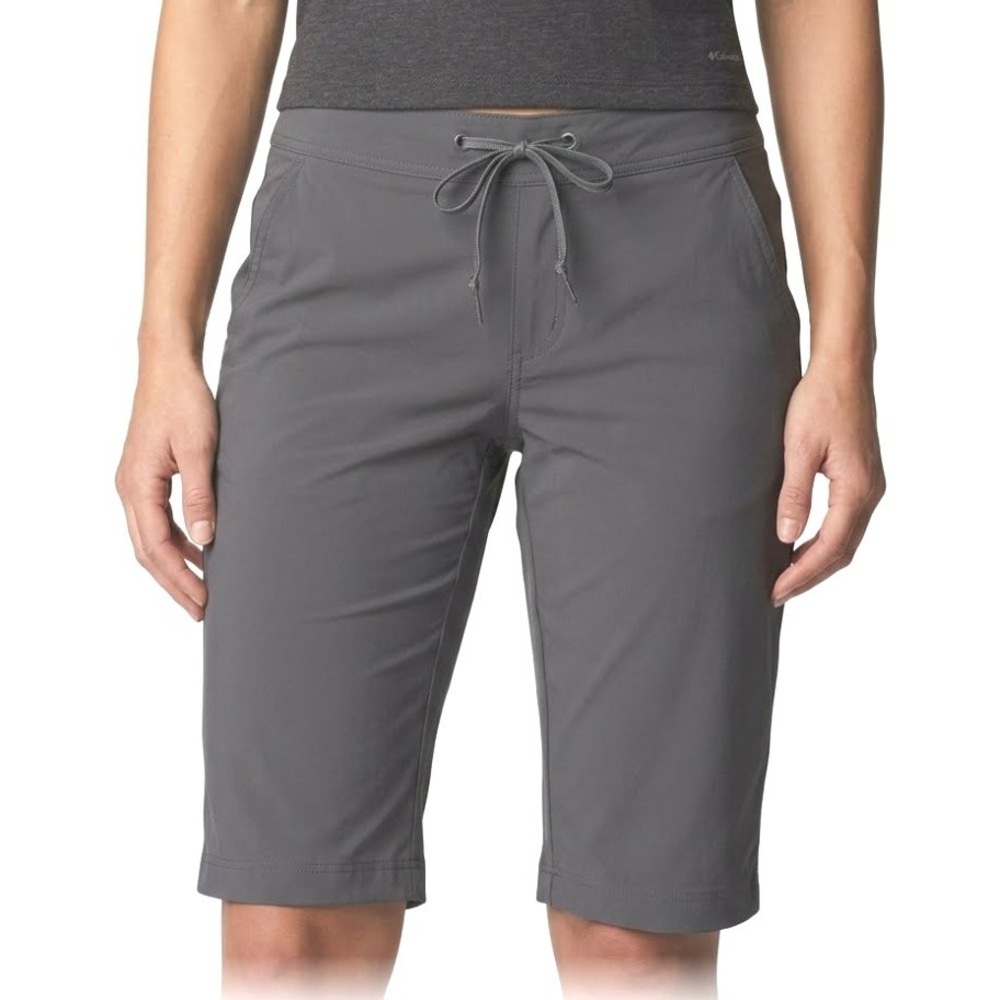 Columbia AL4591 Women 4 Gray Anytime Outdoor Long Short Hiking Bermuda Capri